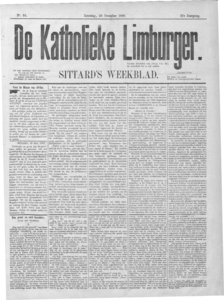  1888- 53 Katholieke Limburger, 27e jaargang, 29 december 1888